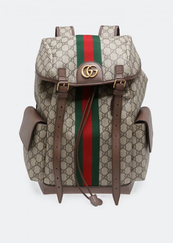 

Рюкзак GUCCI Ophidia GG medium backpack, бежевый