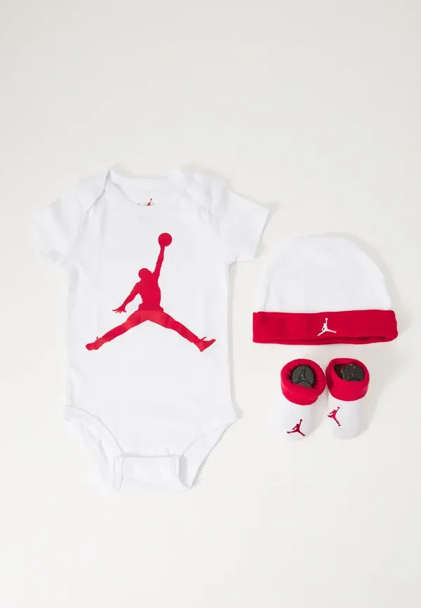 Комплект унисекс ботильонов Jumpman - боди Jordan, белый