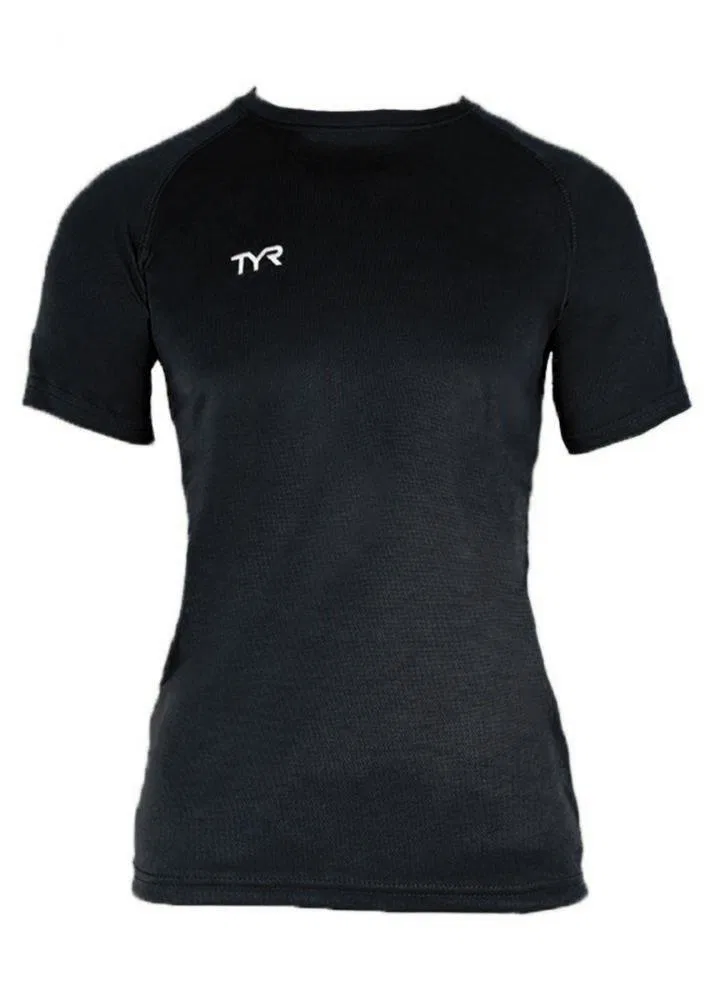 Детская футболка с коротким рукавом TYR Tech Tee Tyr, Schwarz