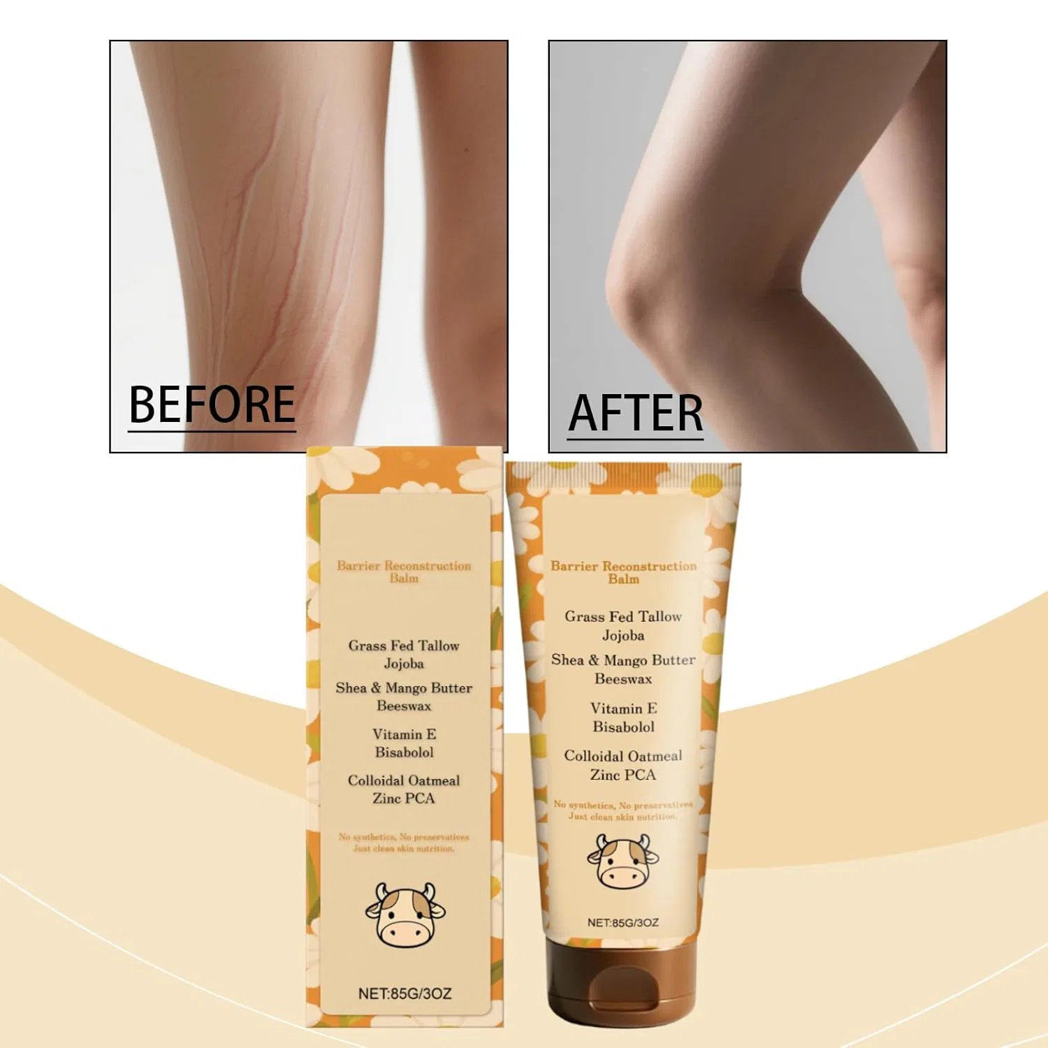 Бальзам для лица и тела Tallow Glow Balm с коллоидной овсянкой, 85 г Generisch — фото 4