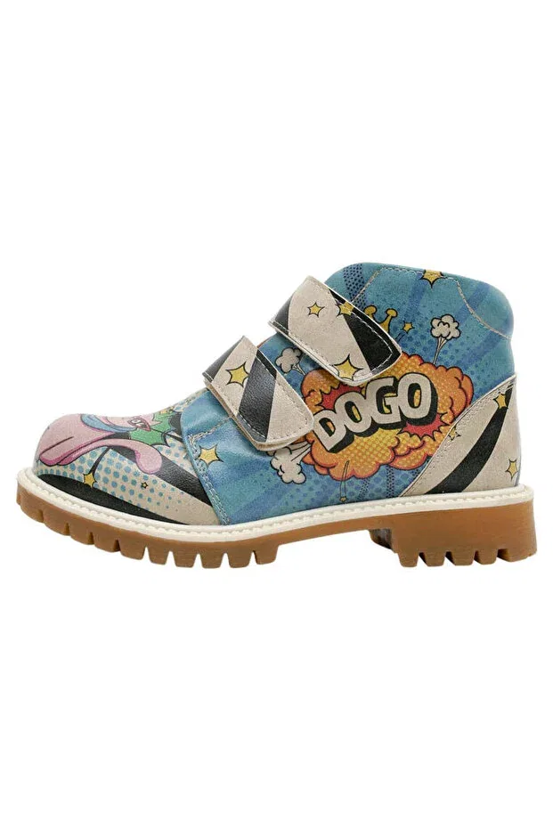 Детские ботинки для девочек на плоской подошве Dogo, Multicolor