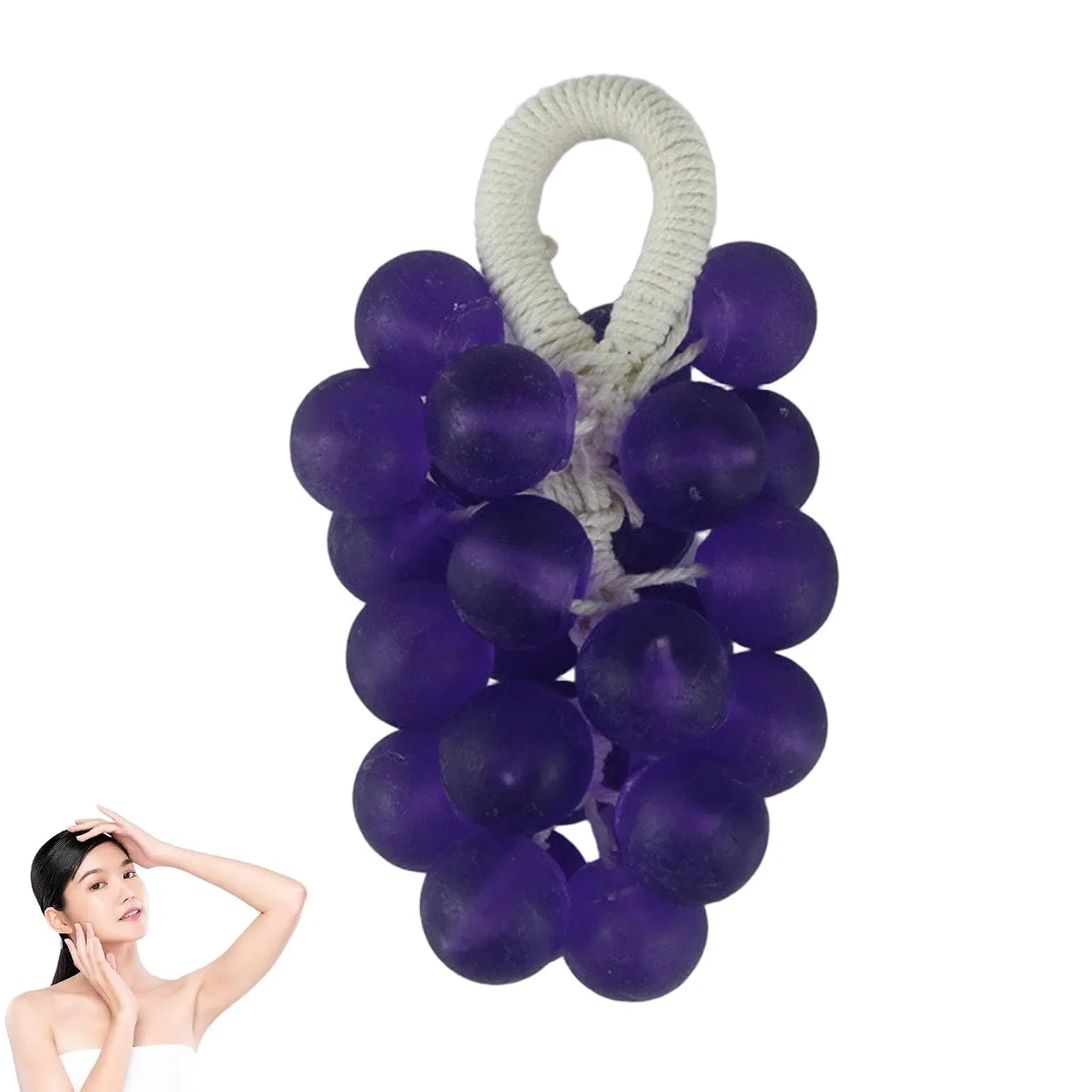 Мыло ручной работы Grape Soap, 110 г, Фиолетовый Generisch