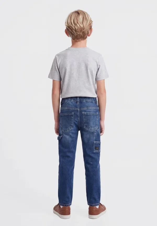 Джинсы из денима с регулируемой талией Noos Name It, Dark Blue Denim, темно-синий — фото 2