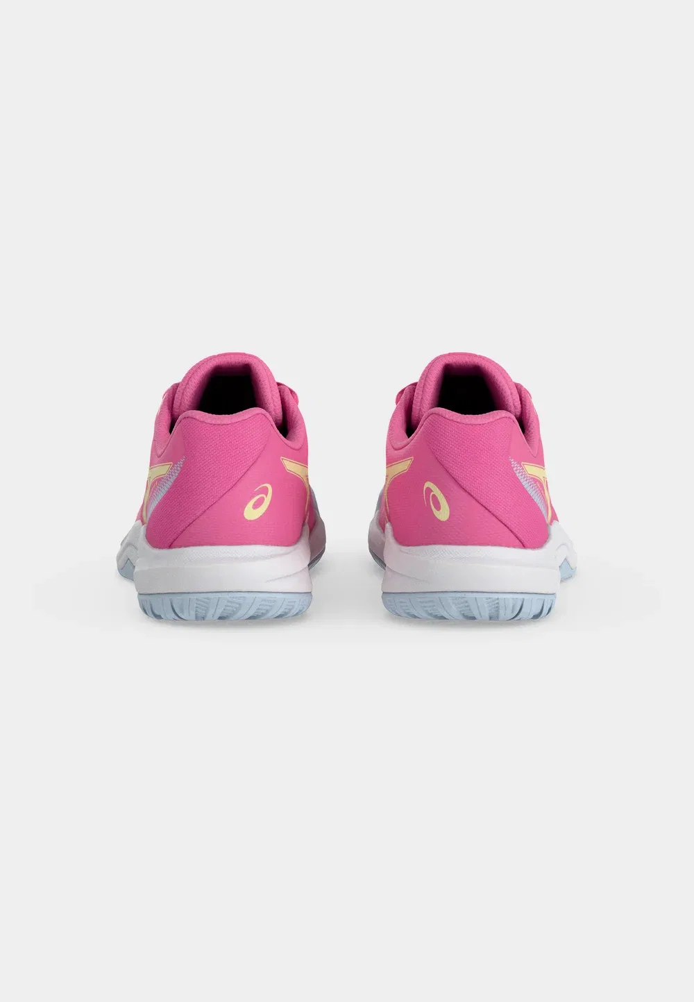 Кроссовки Gel Dedicate унисекс - теннисные кроссовки для разных типов кортов Asics, Dragon Fruit/Soft Yellow — фото 4