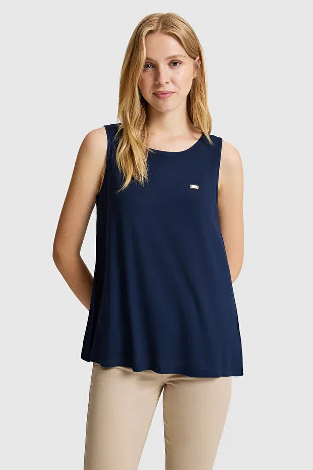 Женская футболка без рукавов U.S. Polo Assn., Navy Blue — фото 2