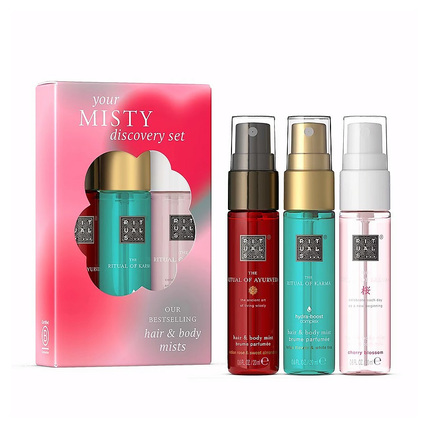 Набор спреев для волос и тела Rituals Your Misty Discovery Set, 20 мл х 3