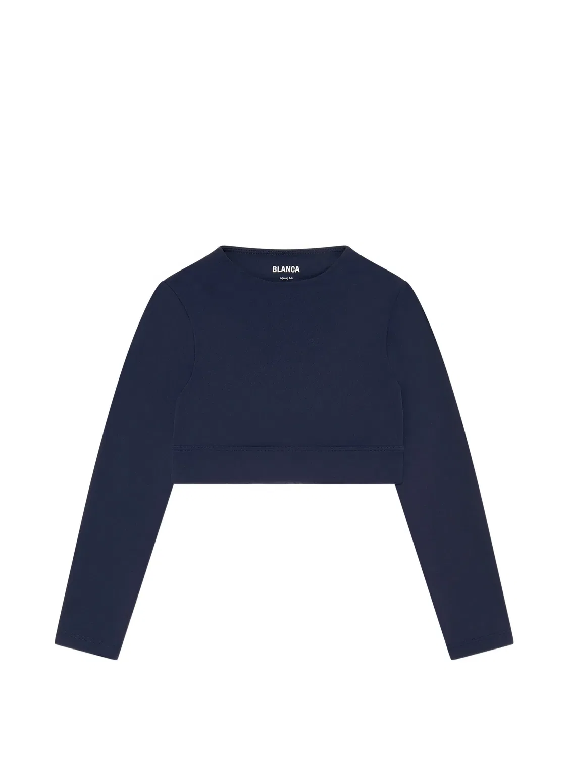 Комплект из укороченного топа и легинсов Blanca Sport Kids, синий — фото 3