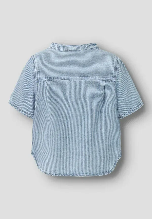 Рубашка джинсовая Denim-shirt Name It, Light Blue Denim, светло-голубой — фото 4