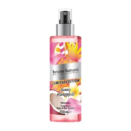 Спрей для тела и волос Bruno Banani Woman Sunny Pineapple Limited Edition, 250 мл