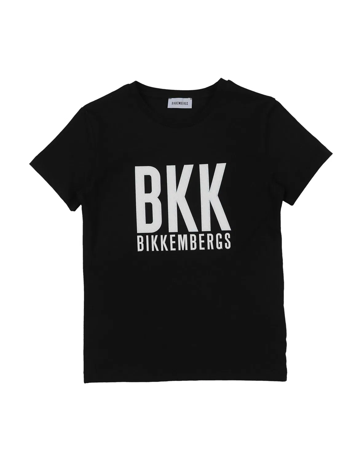 Детская футболка для мальчиков с аппликацией Bikkembergs, черный