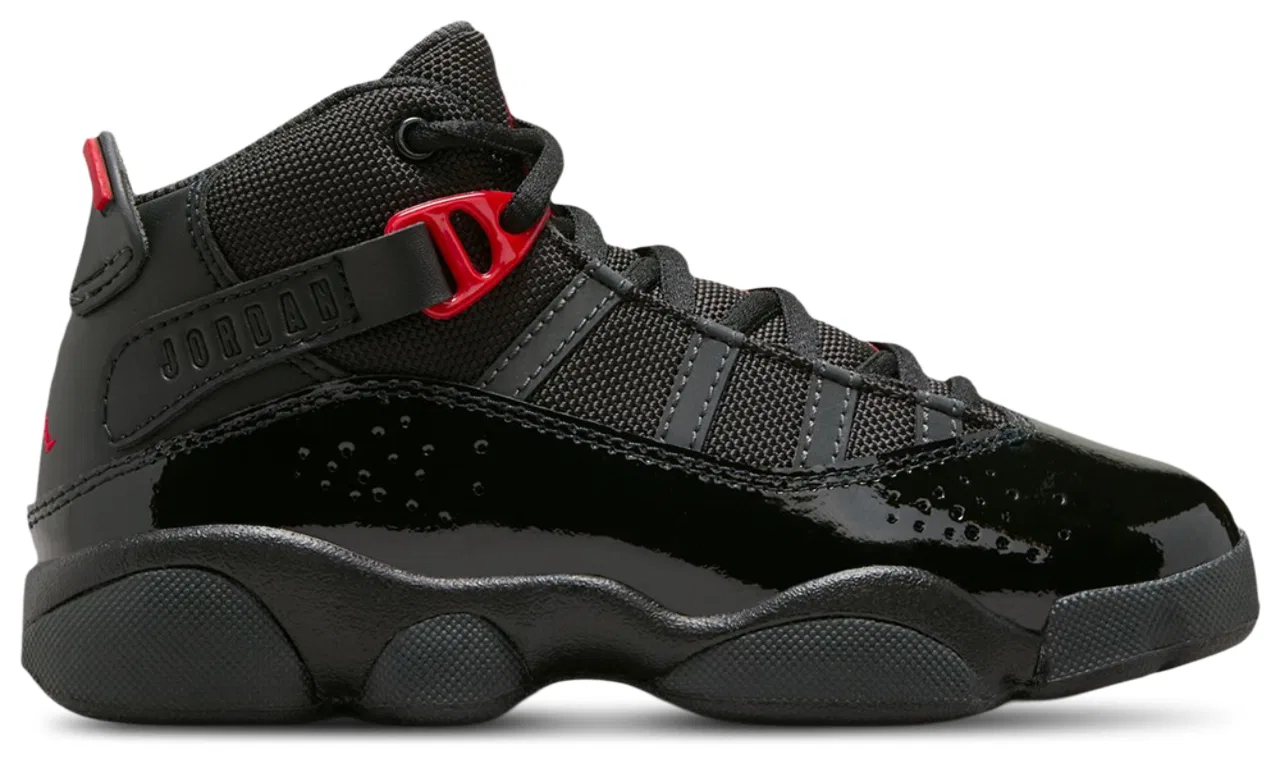 Кроссовки для мальчиков Jordan 6 Rings, цвет Black/Fire Red/Anthracite