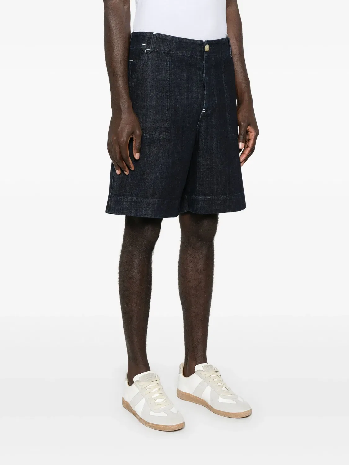 Jacquemus Джинсовые шорты синего цвета — фото 2