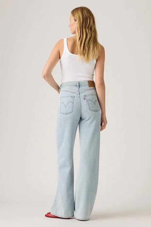 Женские джинсы с широкой штаниной Levi'S, Blue — фото 3