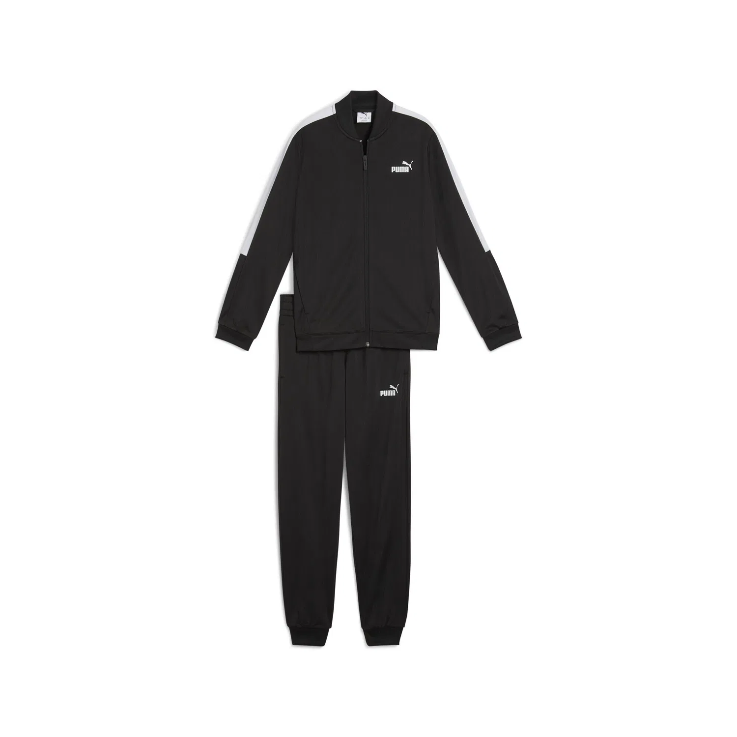 Детский спортивный костюм с высоким воротом Poly Baseball Madchen Puma, Schwarz Weiss