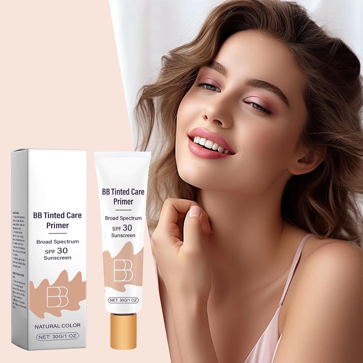 BB Cream увлажняющая, Genérico, 12.3x3.9 см, Natural color — фото 3