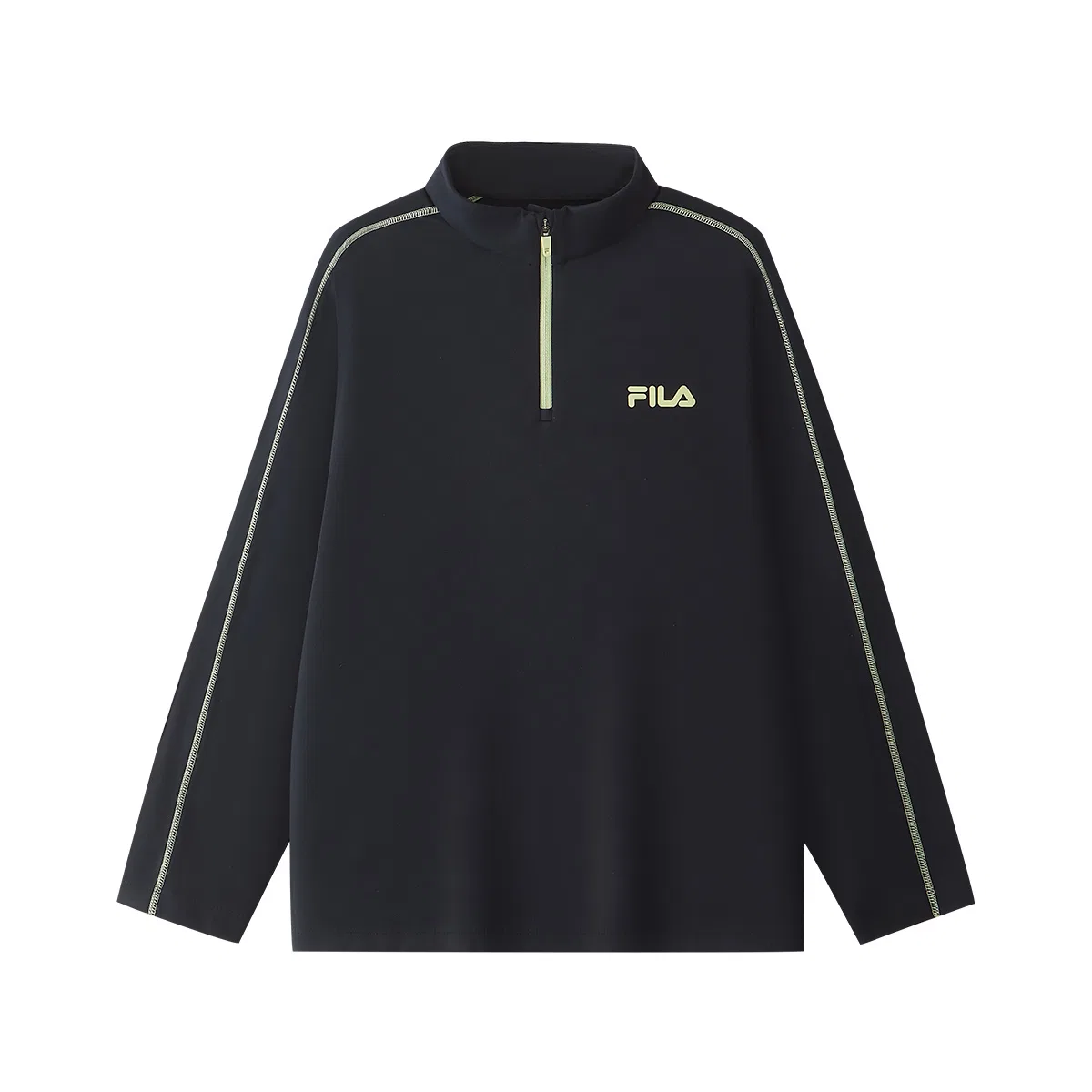 Футболка с полуводолазкой, умеренная растяжимость, FILA KIDS, Legend Blue