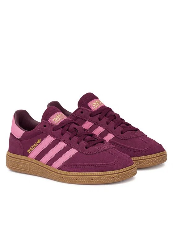 Кроссовки Handball Spezial Adidas, бордовый — фото 2