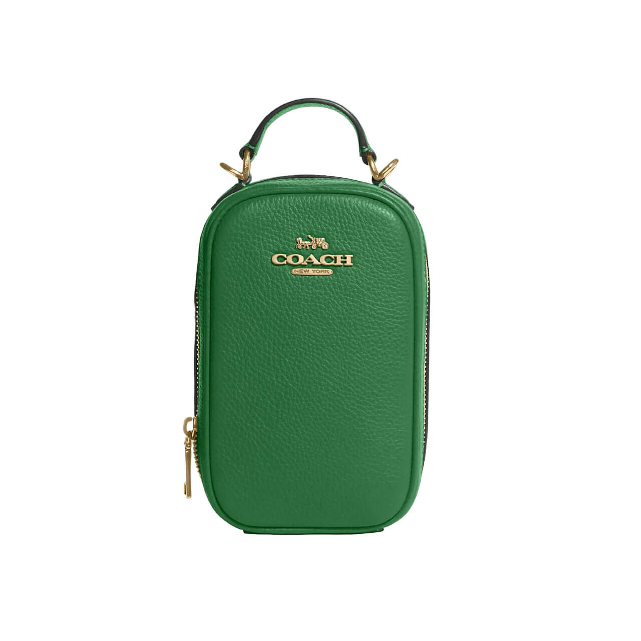 

Сумка-кроссбоди Coach Outlet Eva Phone, золотой/ирландский зеленый