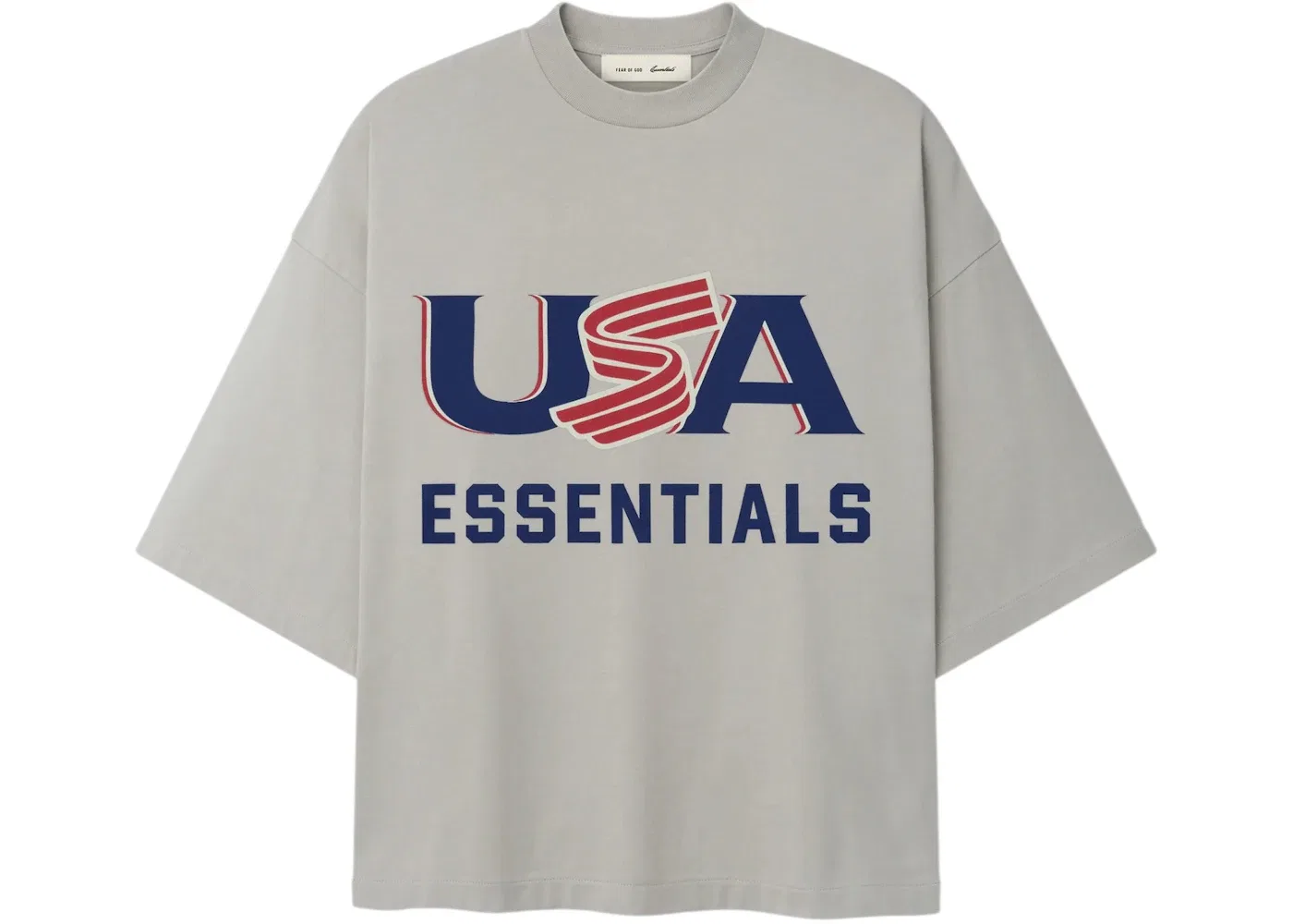 Мужская футболка с принтом Essentials USA Baseball Fear of God, Seal