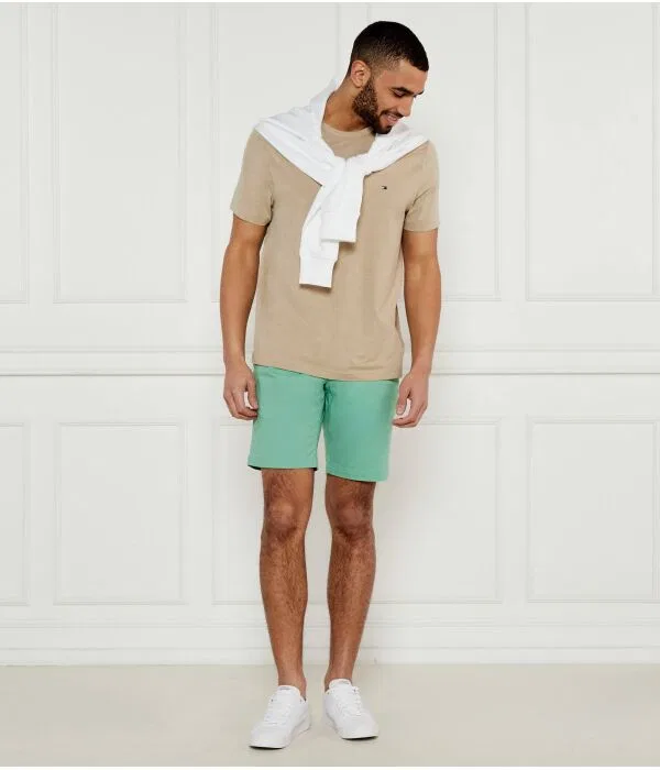 Мужские шорты-чинос Slim Fit Tommy Hilfiger 1985, зеленый — фото 2