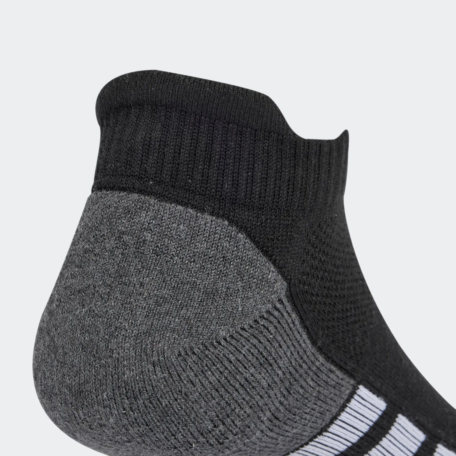 Мужские тренировочные носки с амортизацией Adidas Performance, Black/White — фото 3