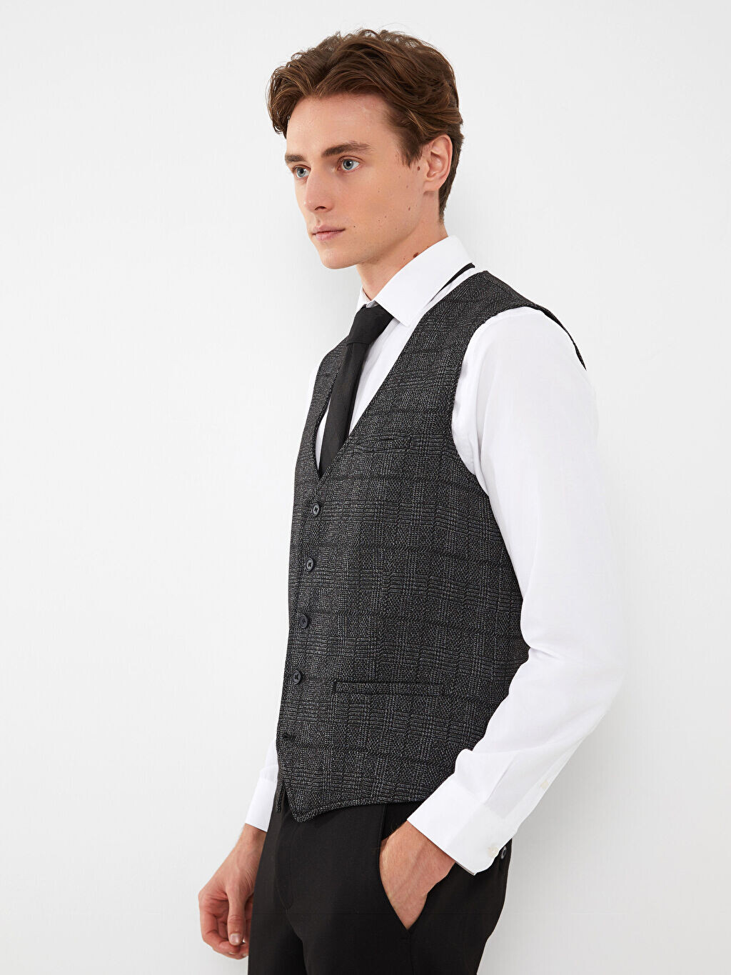 

Классический мужской жилет Slim Fit LCWAIKIKI Classic
