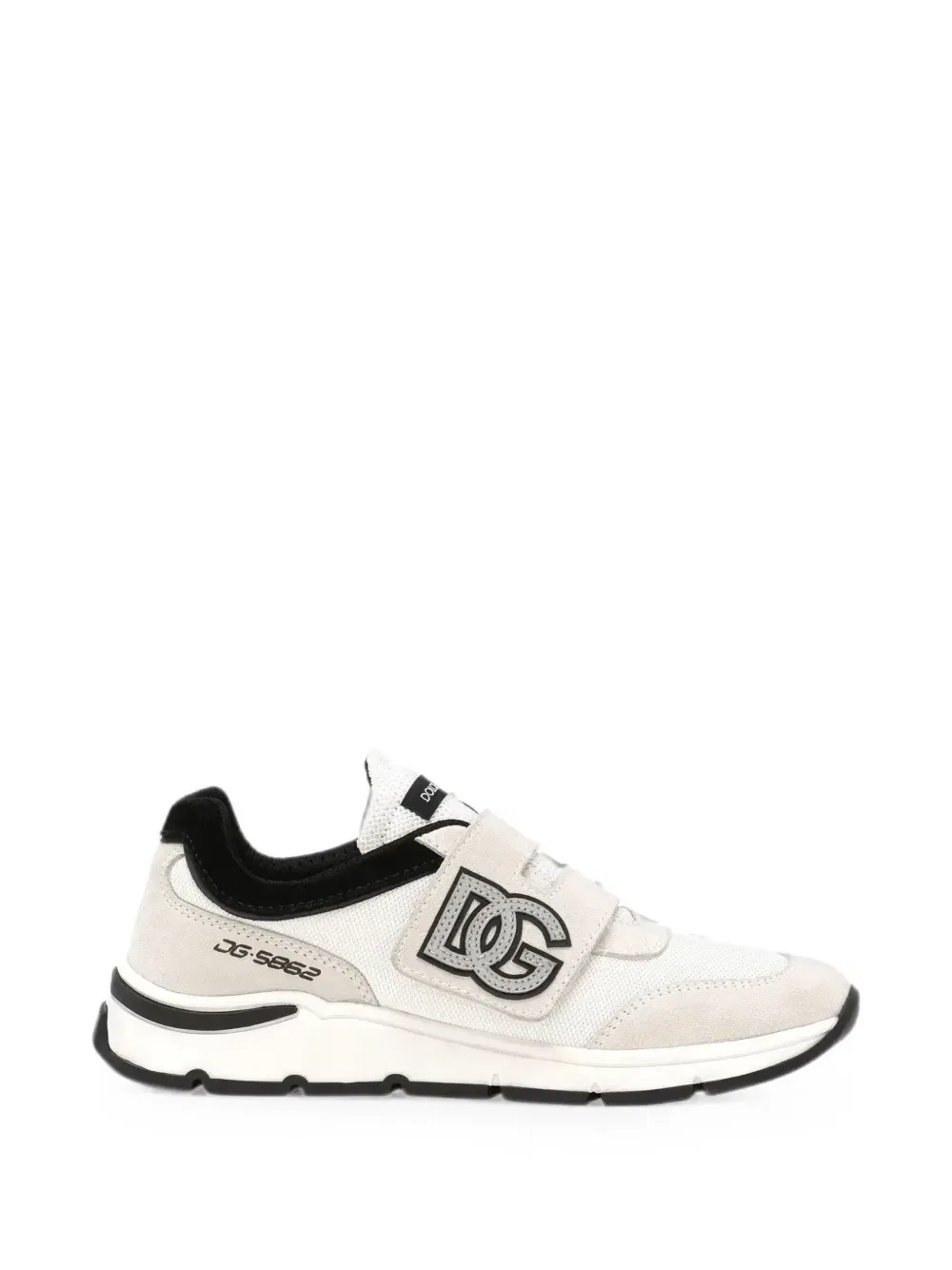 Кроссовки DG Running Split Dolce & Gabbana Kids, бежевый