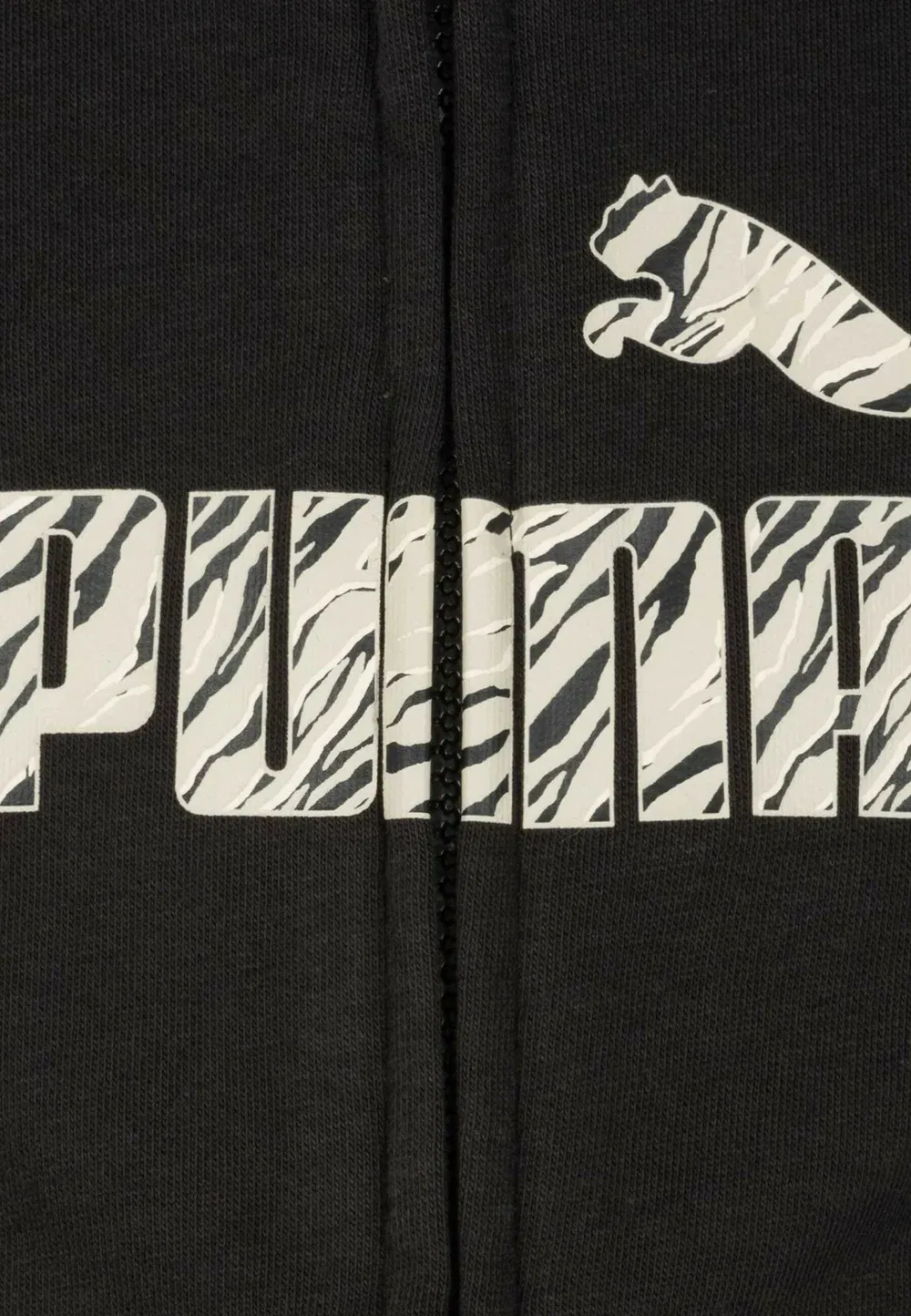 Толстовка Ess с животным принтом, цвет 01 - на молнии Puma, Black — фото 3