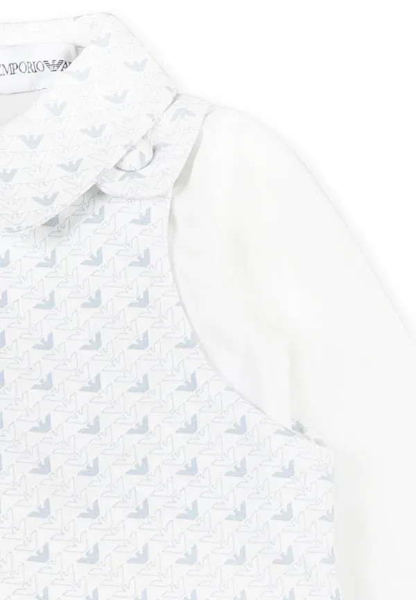 Детский комбинезон Armani Junior, белый — фото 3