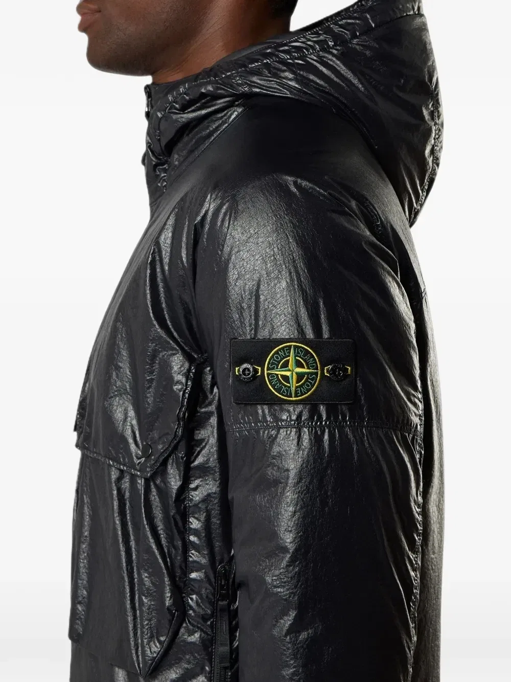 4100056 light nylon 3L-TC Stone Island, черный — фото 4