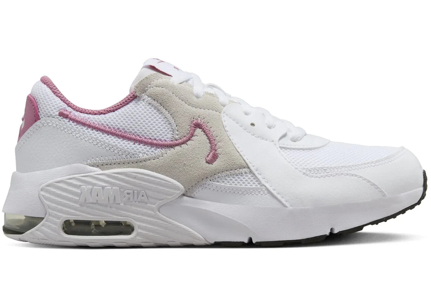 Детские кроссовки для повседневной носки Nike Air Max Excee Nike, White/White/Elemental Pink