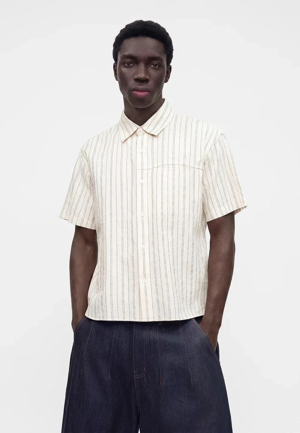 Добби - рубашка Gap, White — фото 4