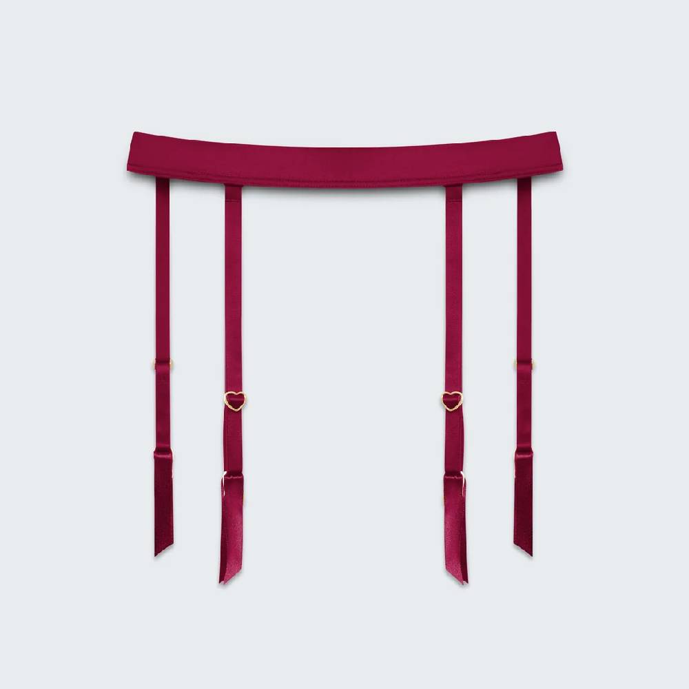 

Поясные подвязки Syrn The Hot Line, темно-красный