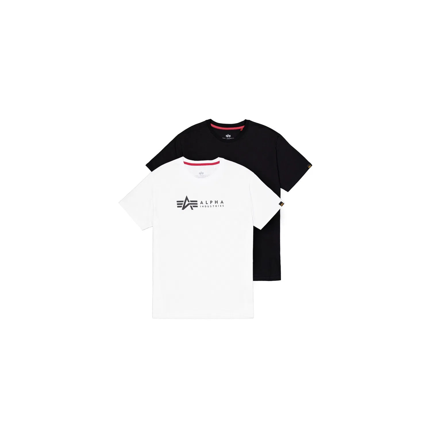 Детская футболка-поло с логотипом Alpha Industries, Black/White