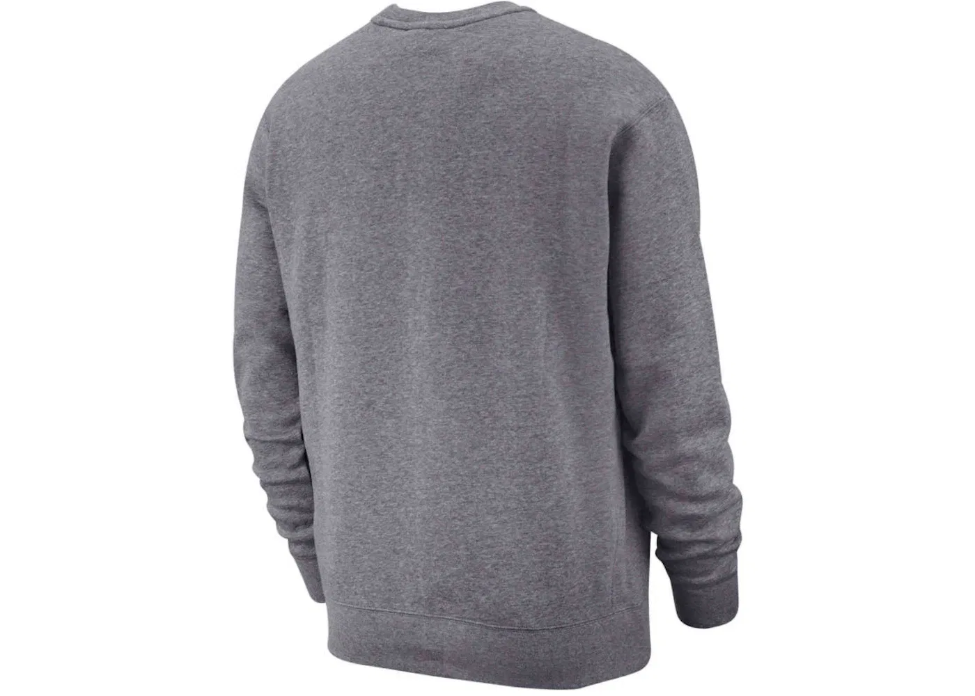 Мужской свитшот с длинным рукавом Crewneck Nike, Charcoal Heather/White — фото 2