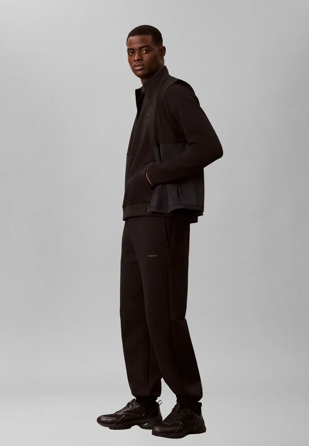 Вязаные брюки - спортивные штаны - спортивные штаны Calvin Klein, Black — фото 4