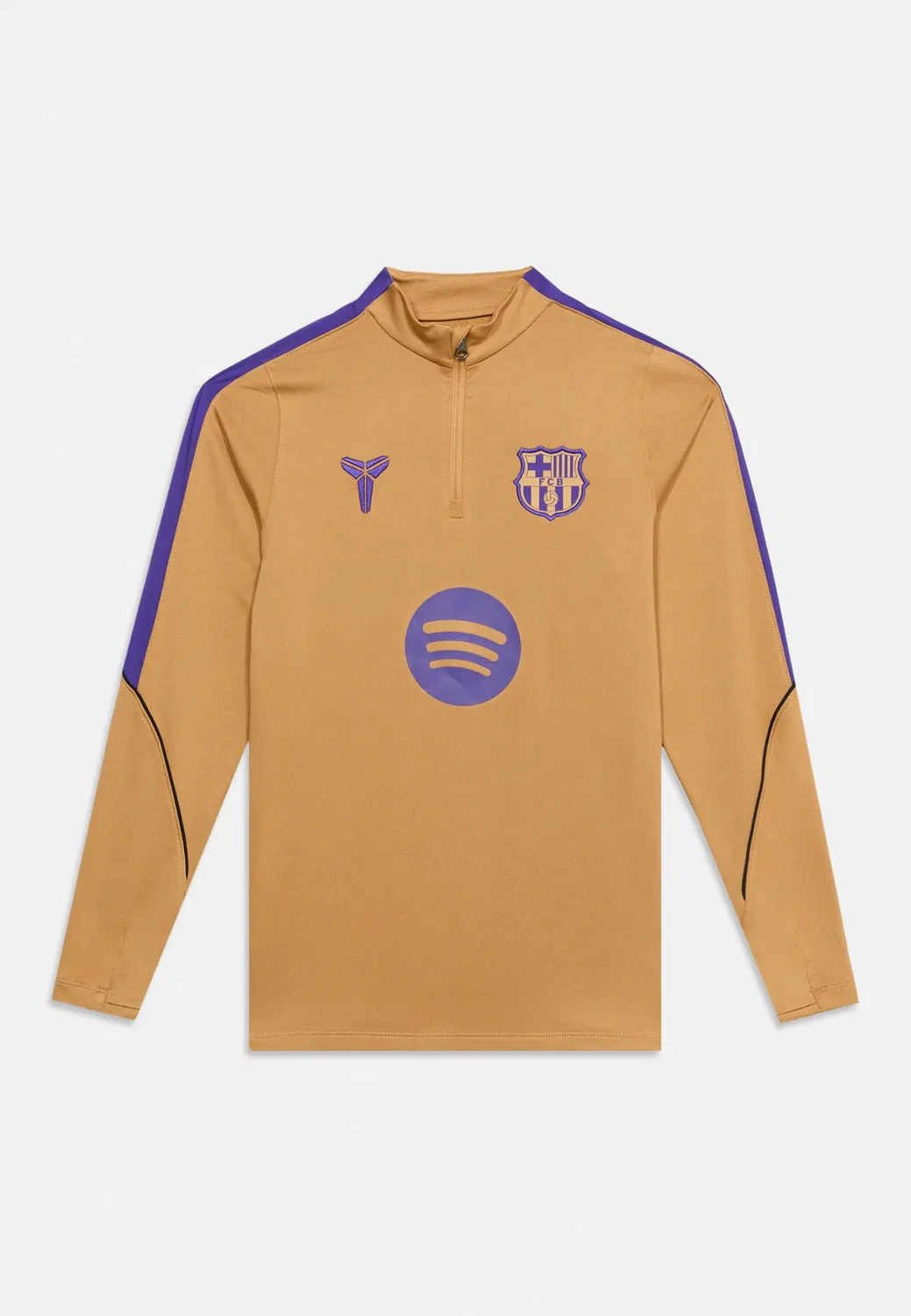 Футбольный клуб "Барселона" fcbstrike drill away унисекс - клубная одежда Nike Performance, Gold-Coloured/Field Purple — фото 3