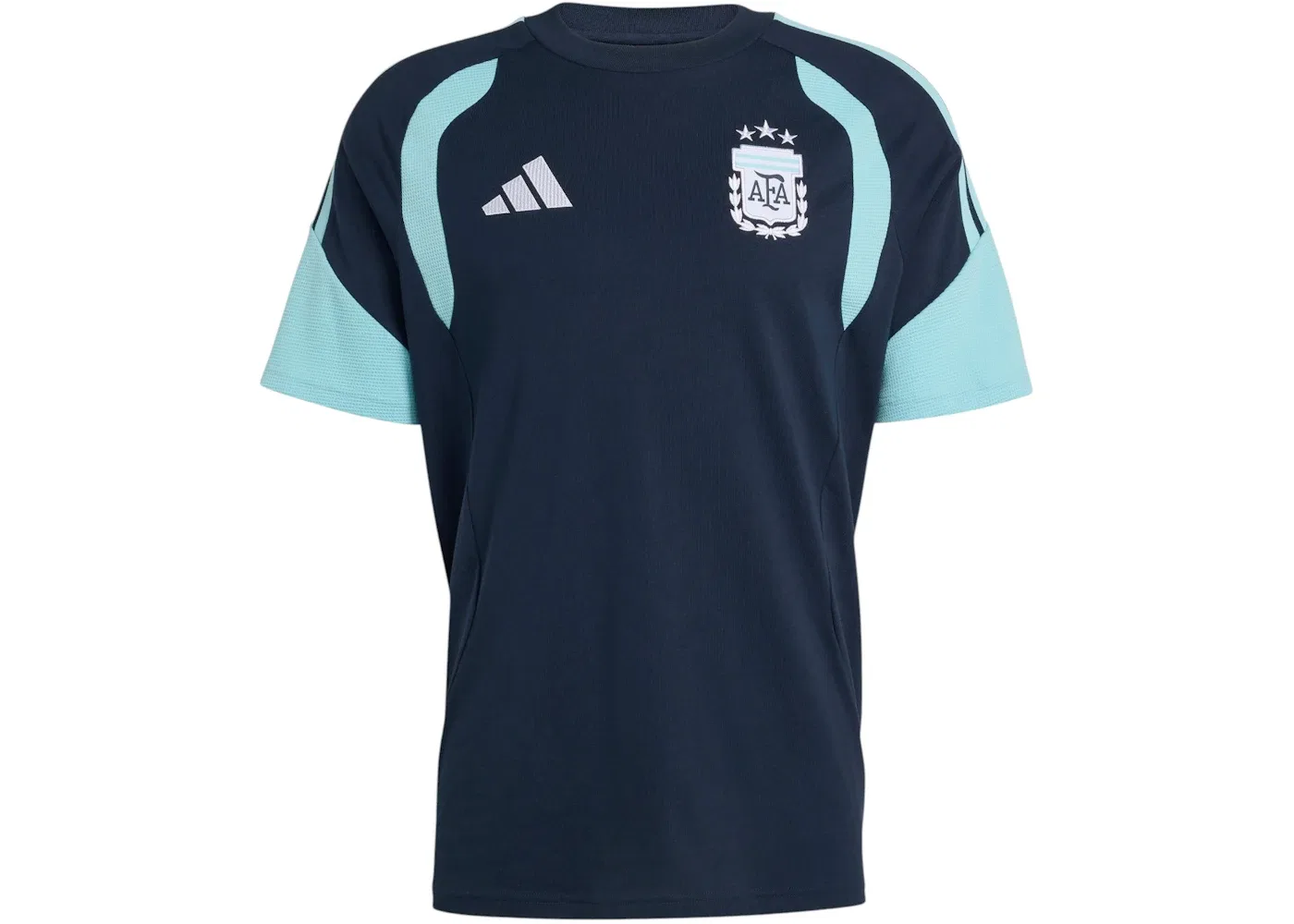 Мужская футболка с принтом Adidas Argentina 2026 Tiro Sweat Tee, Night Navy