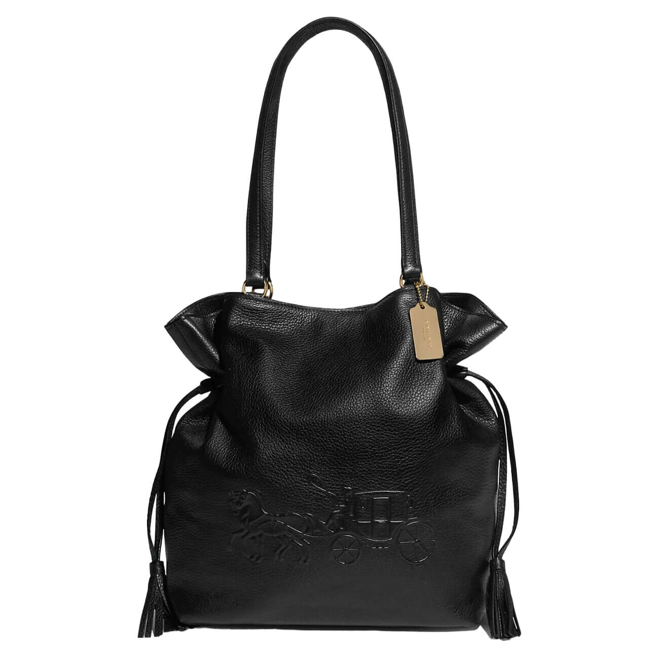 

Сумка Coach Outlet Andy Tote with Horse and Carriage, черный