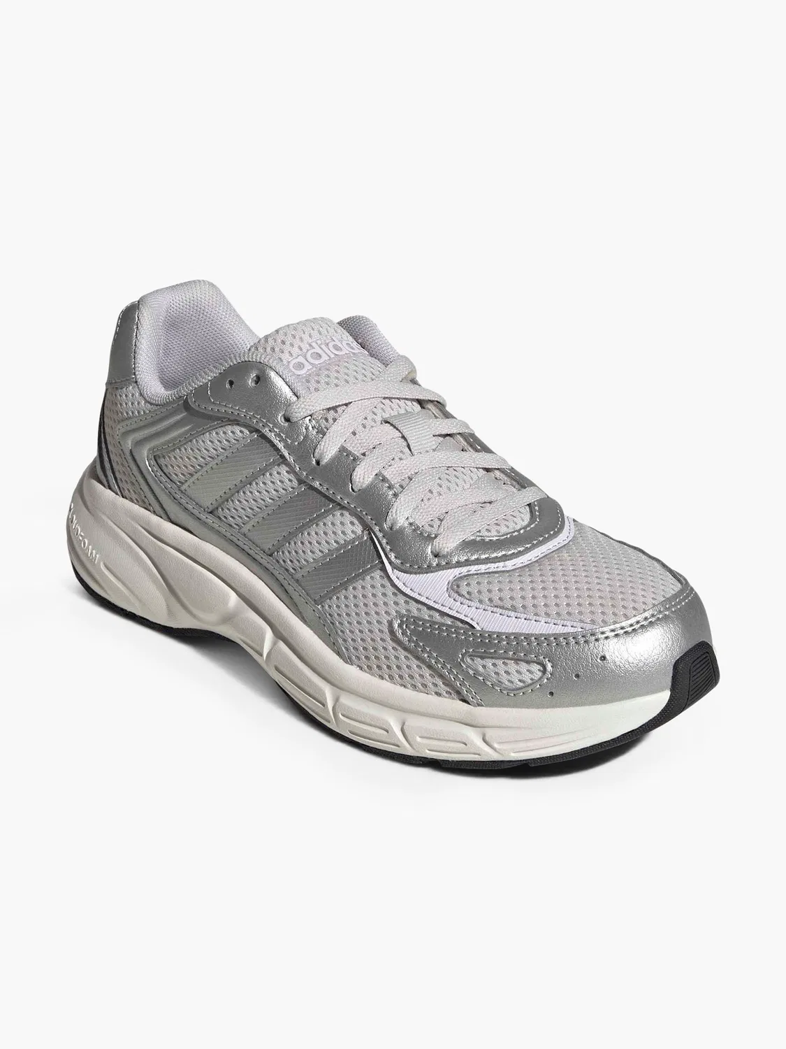 Детские кроссовки на шнуровке Adidas ECLYPTIX 2000 J, серебристый — фото 2