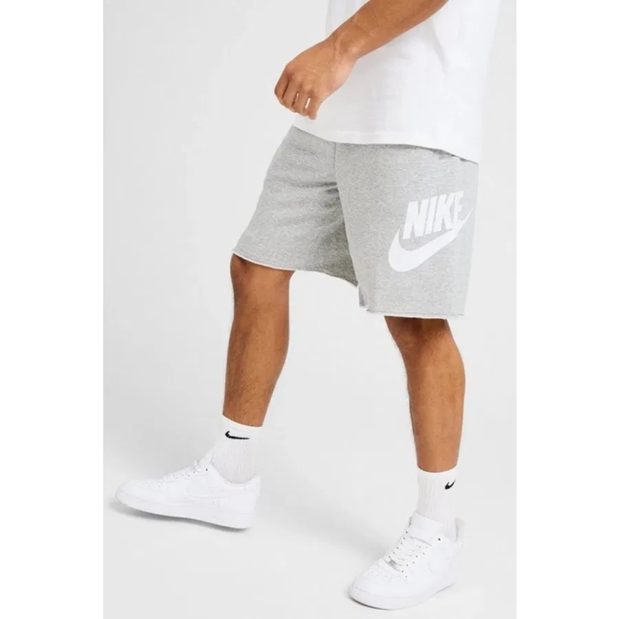 Шорты спортивные свободного кроя с карманами Nike Sportswear Clup Futura Alumni, Серый