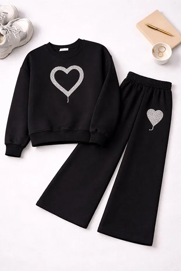 Детский комплект свитшота и брюк на флисе с принтом Melamour Kids, Multicolor — фото 2