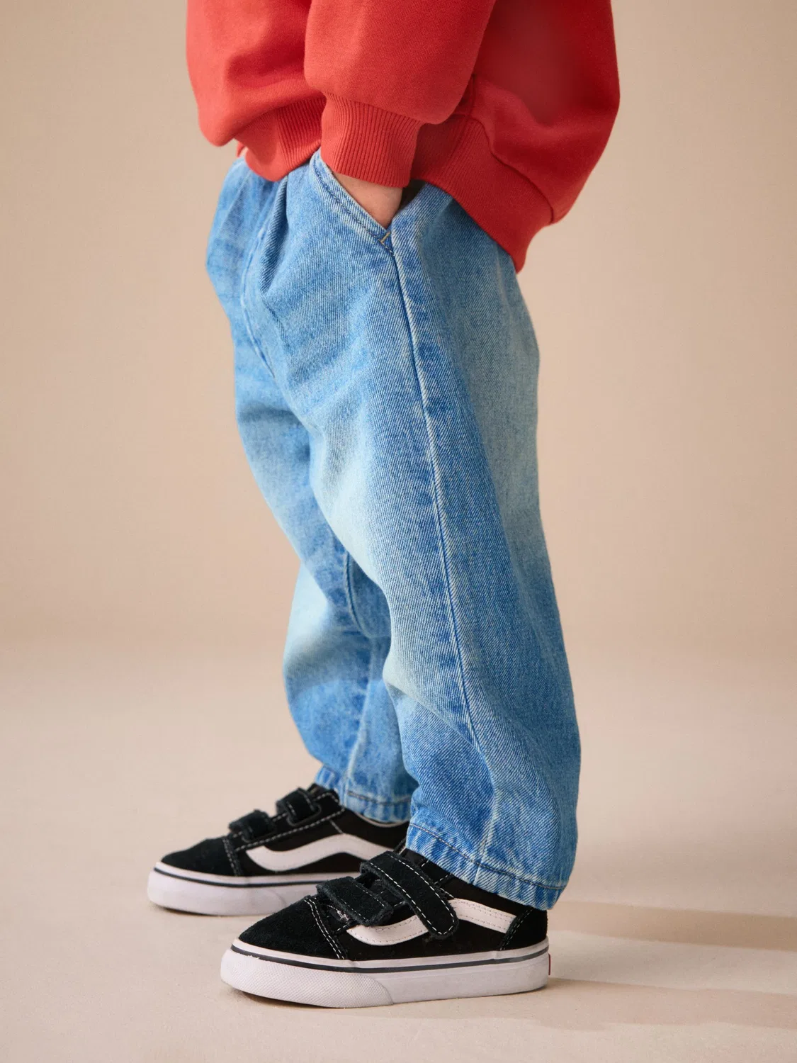 Джинсы Barrel Fit, джинсы Next, Mid Blue Denim — фото 4