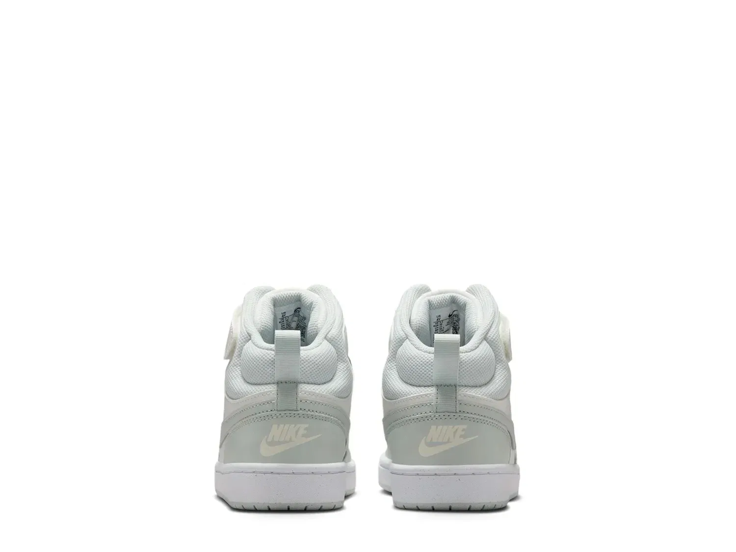 Кроссовки высокие Court Borough Mid 2, Nike, белый/серебристый — фото 2