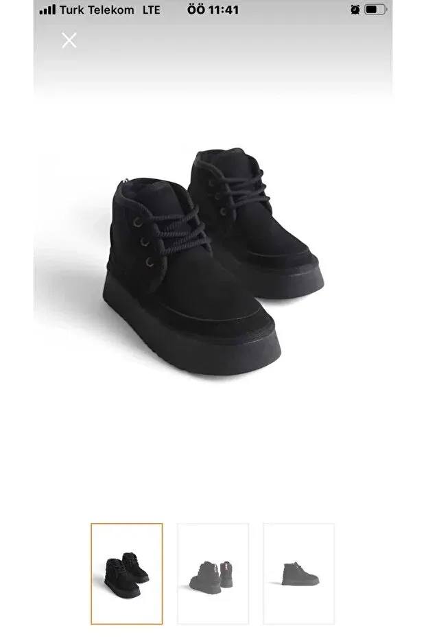 Детские ботинки для девочек на толстой подошве Rabellashoes, Black