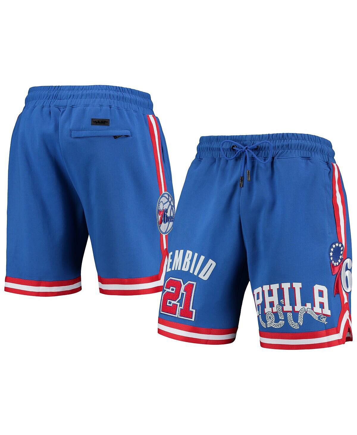 

Мужские шорты joel embiid royal philadelphia 76ers team player Pro Standard