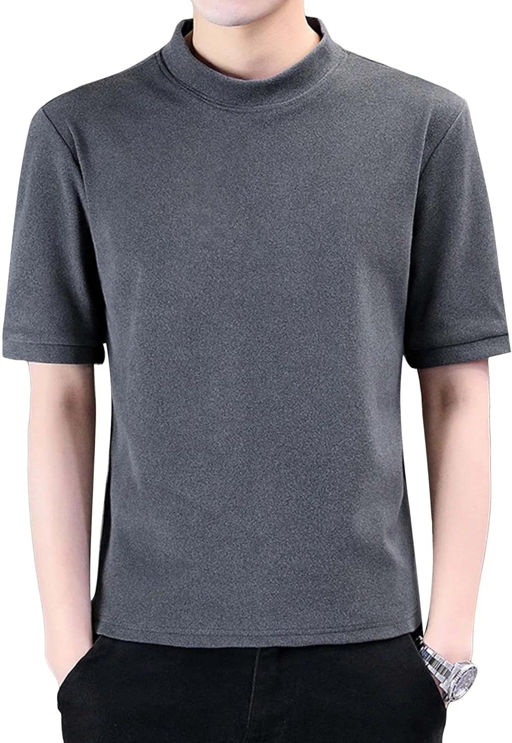 Мужская водолазка термо-белье Slim Fit, Grey