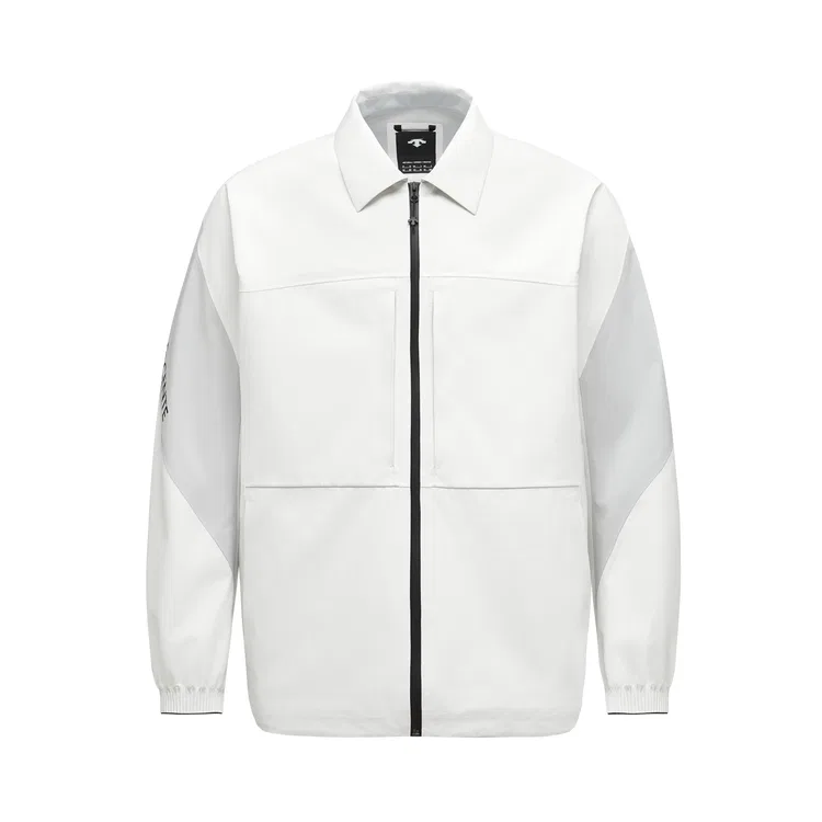 Детская куртка с принтом Snowboard Woven DESCENTE, White
