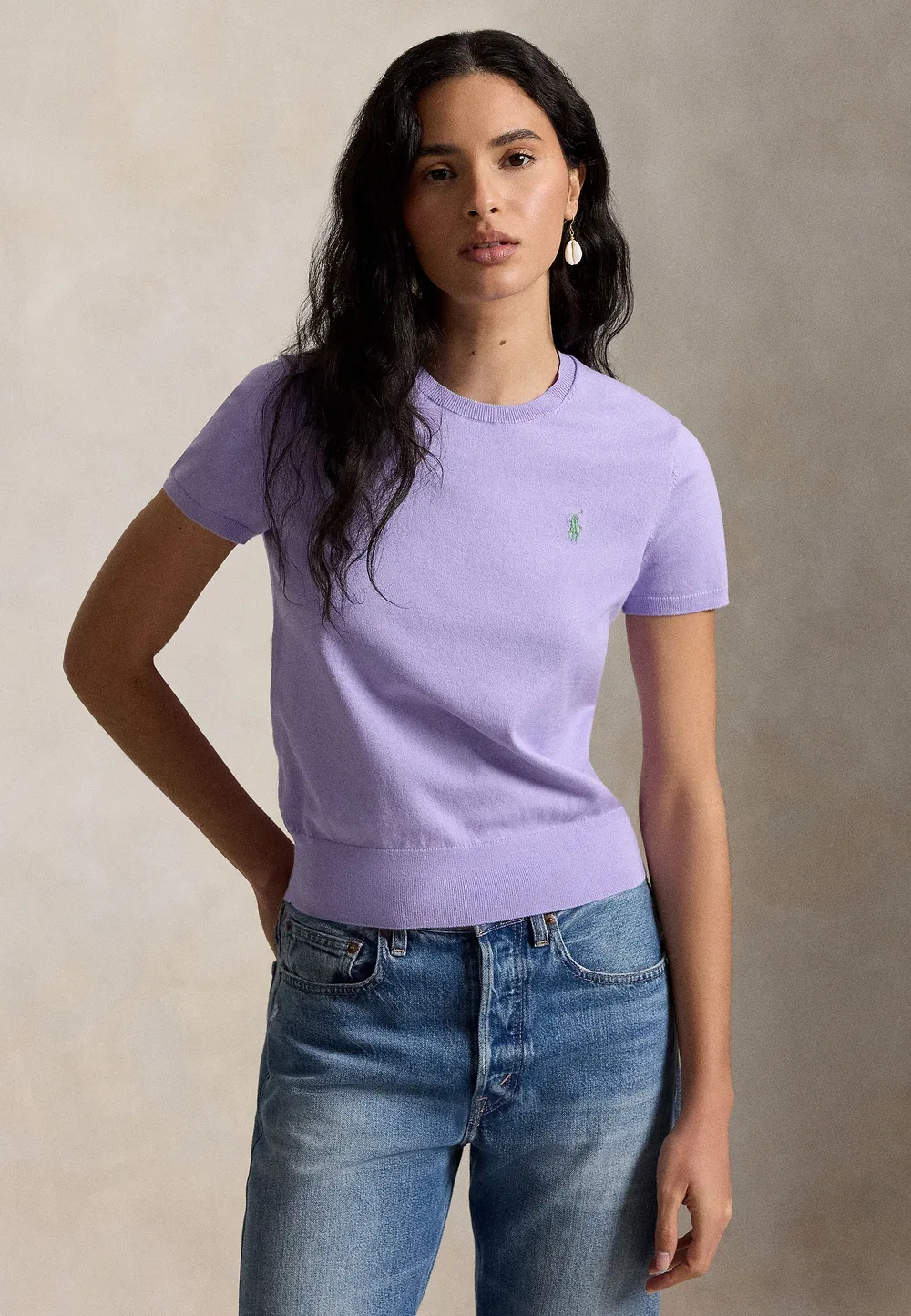 Простая футболка Polo Ralph Lauren, Cruise Lavendar