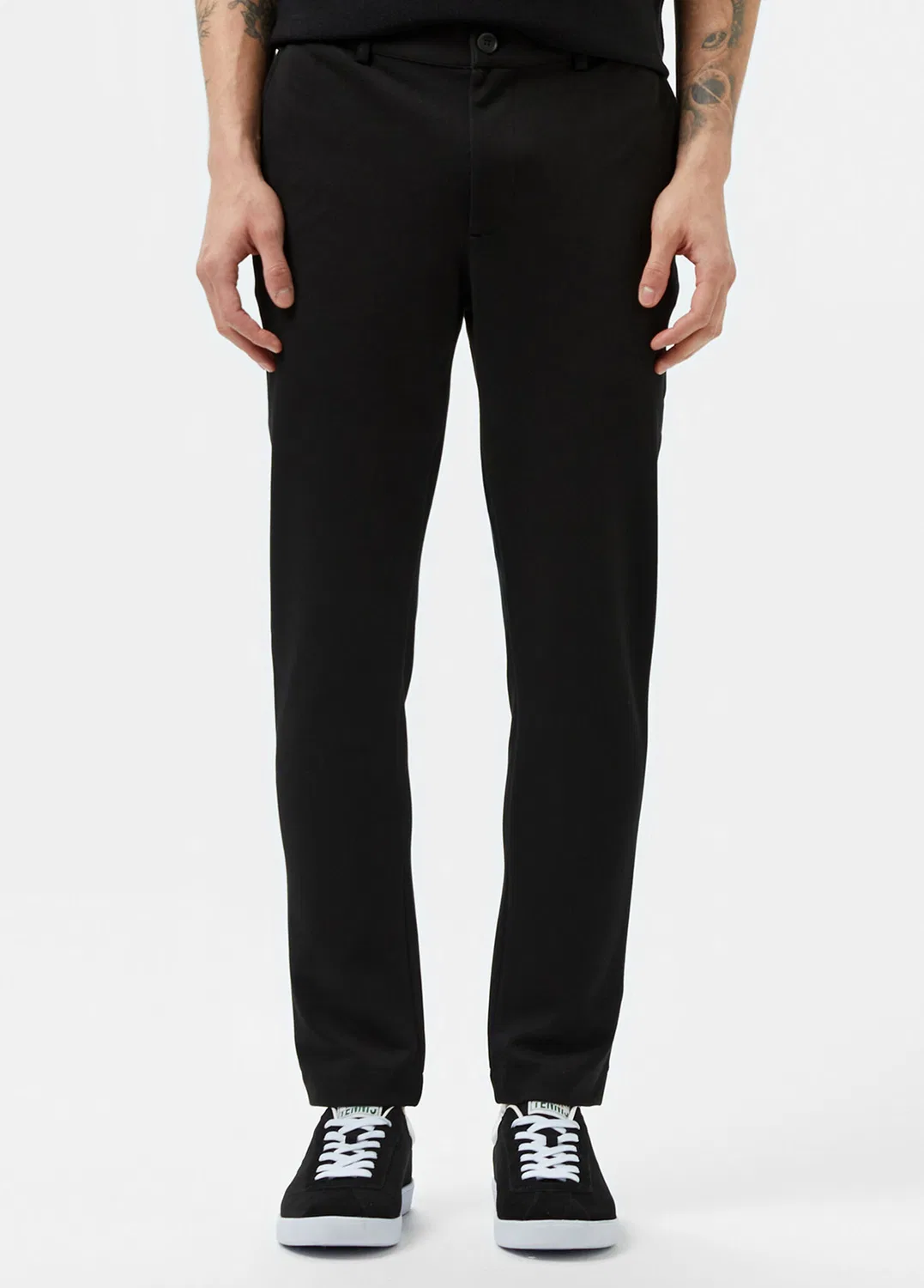 Классические брюки Regular Fit Lacoste, black — фото 3